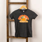 Retro Forever Chasing Sunsets | Toddler Short Sleeve Crew Neck
