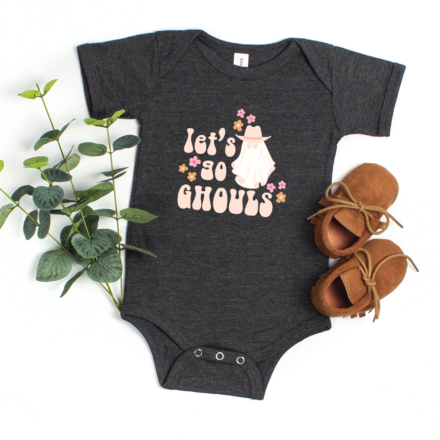 Let's Go Ghouls Ghost | Baby Onesie