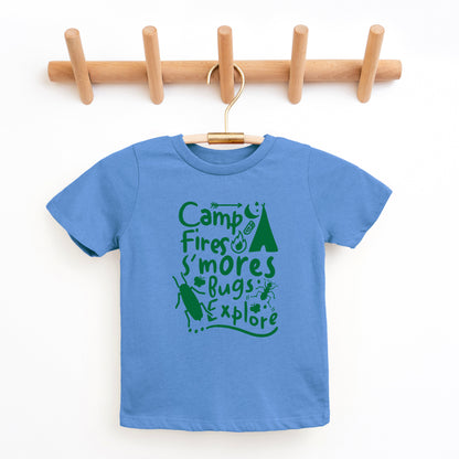 Camp Fire S'mores | Youth Graphic Short Sleeve Tee