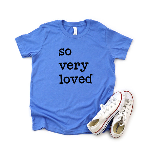 So Very Loved | Youth Short Sleeve Crew Neck