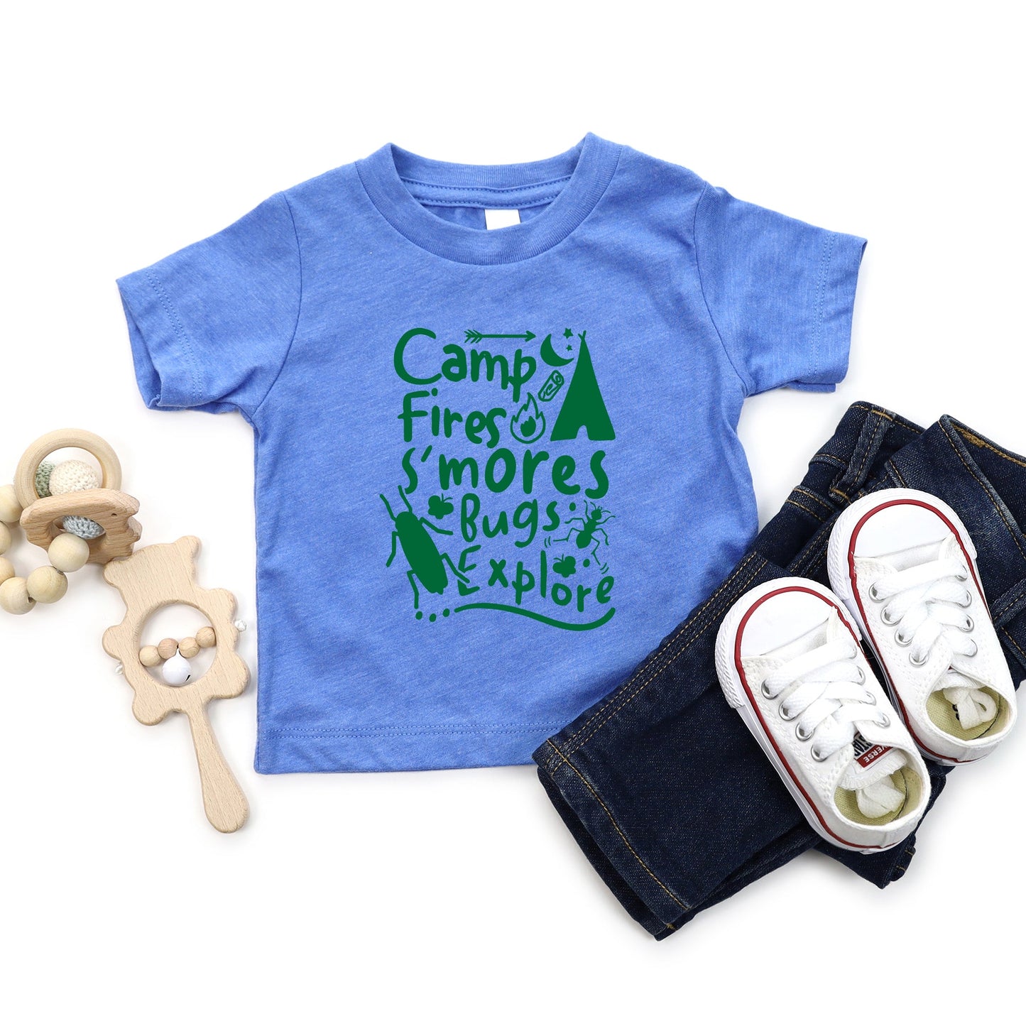 Camp Fire S'mores | Toddler Graphic Short Sleeve Tee
