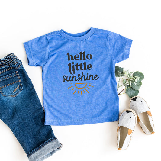 Hello Little Sunshine | Youth Graphic Short Sleeve Tee