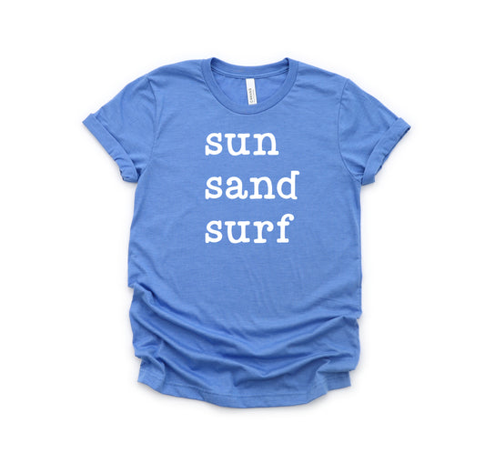 Sun Sand Surf | Toddler Short Sleeve Crew Neck