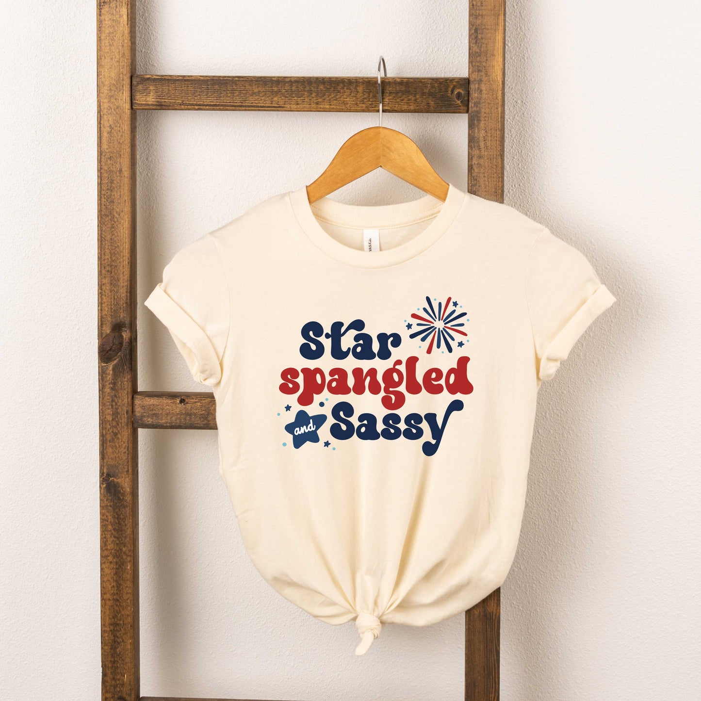 Star Spangled Firework | Youth Short Sleeve Crew Neck