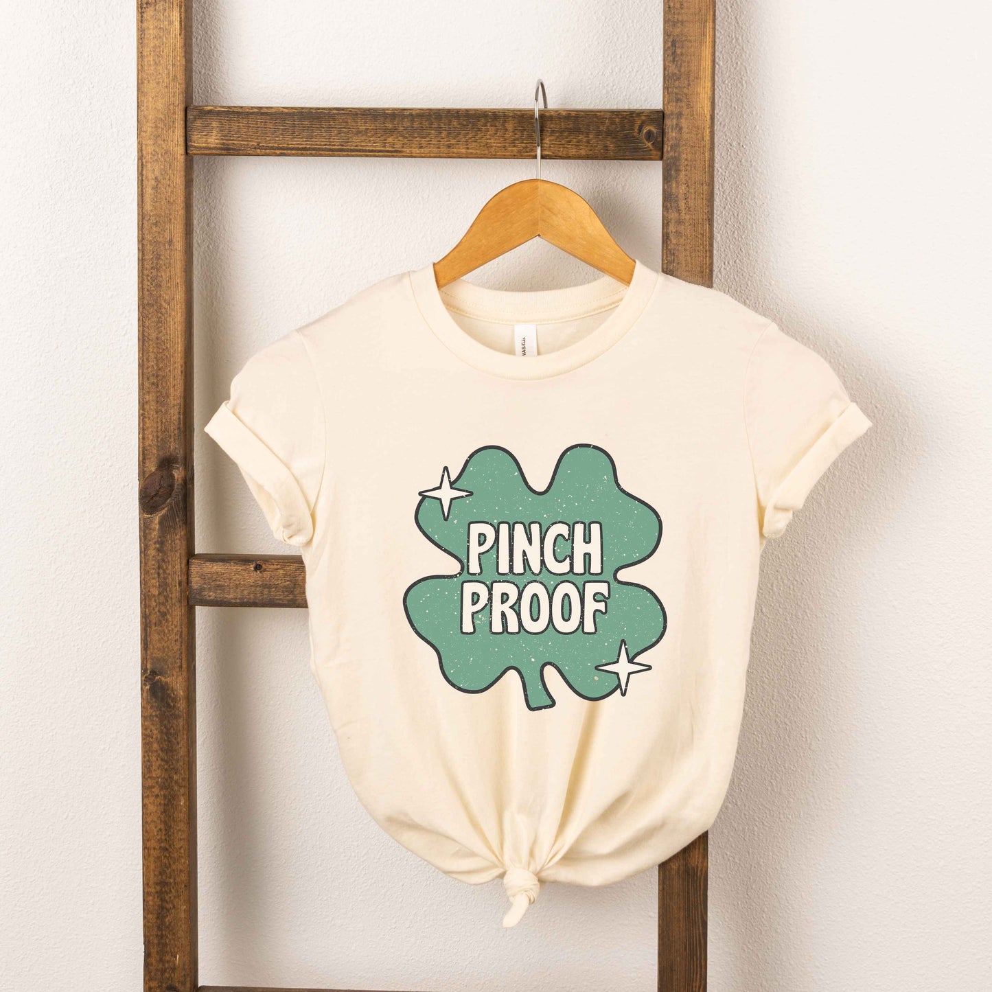 Pinch Proof Shamrock | Toddler Short Sleeve Crew Neck