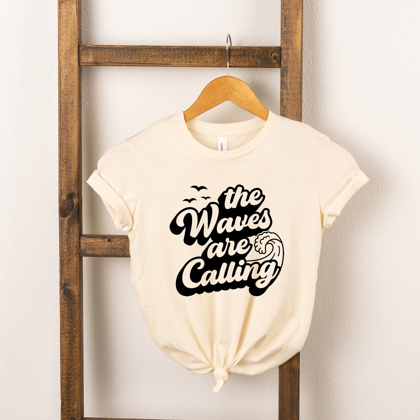 The Waves Are Calling | Toddler Short Sleeve Crew Neck