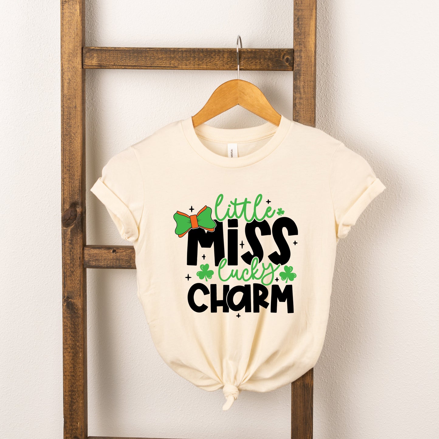 Little Miss Lucky Charm | Toddler Short Sleeve Crew Neck