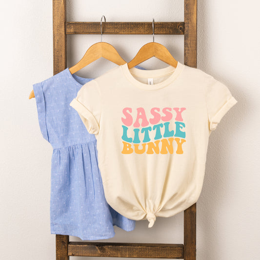 Sassy Little Bunny | Toddler Short Sleeve Crew Neck