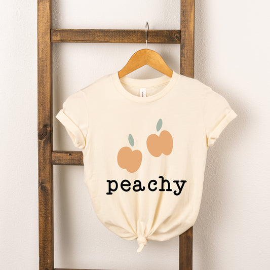 Peachy Fruit | Toddler Short Sleeve Crew Neck