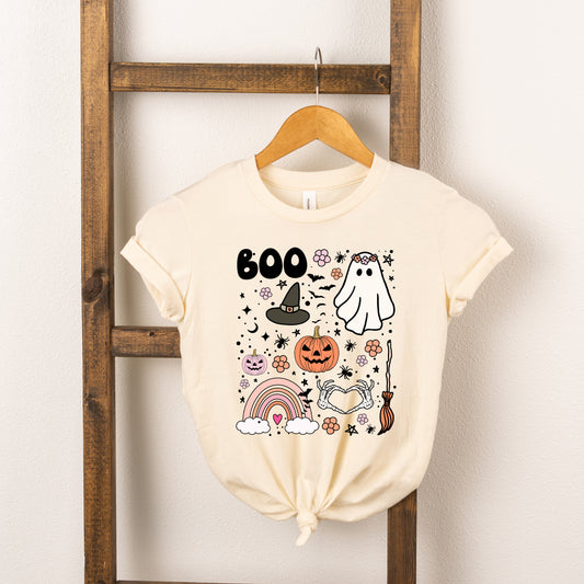 Boo Collage | Youth Short Sleeve Crew Neck