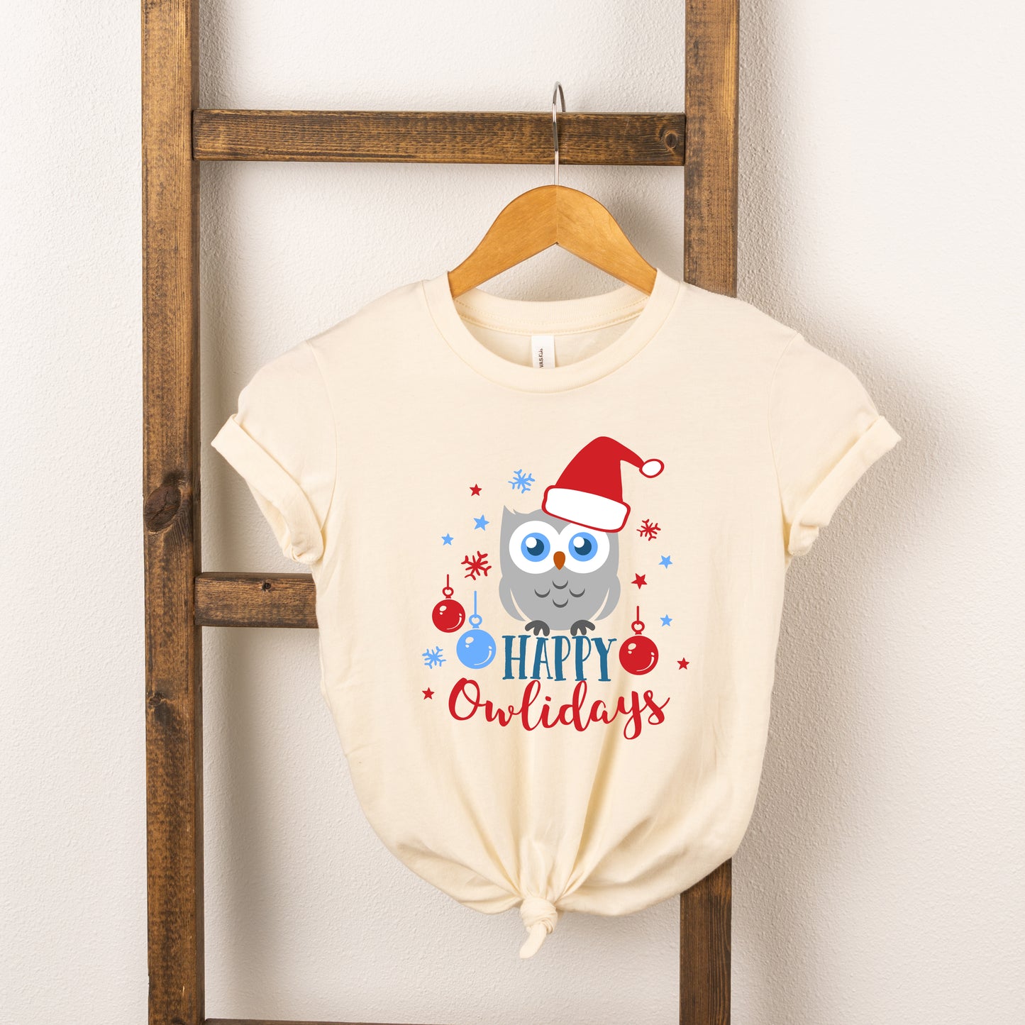 Happy Owlidays | Youth Short Sleeve Crew Neck