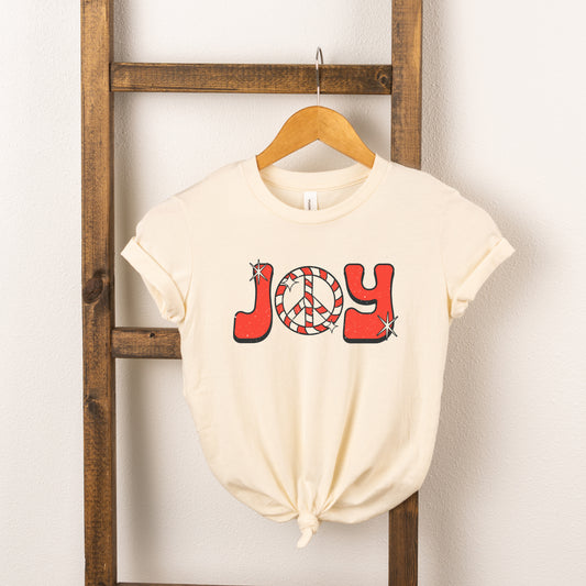 Joy Peace Sign | Toddler Short Sleeve Crew Neck