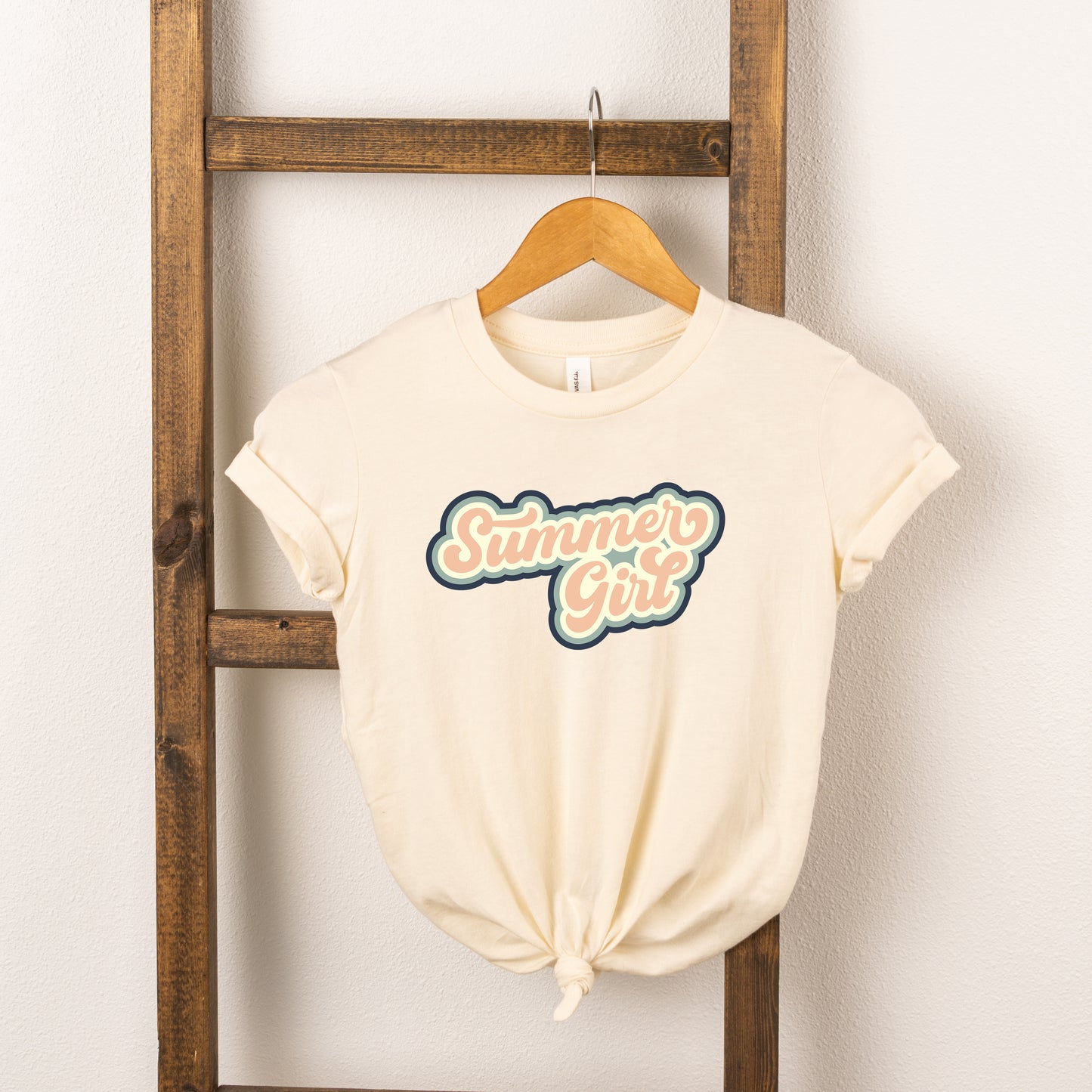 Summer Girl Retro | Youth Short Sleeve Crew Neck