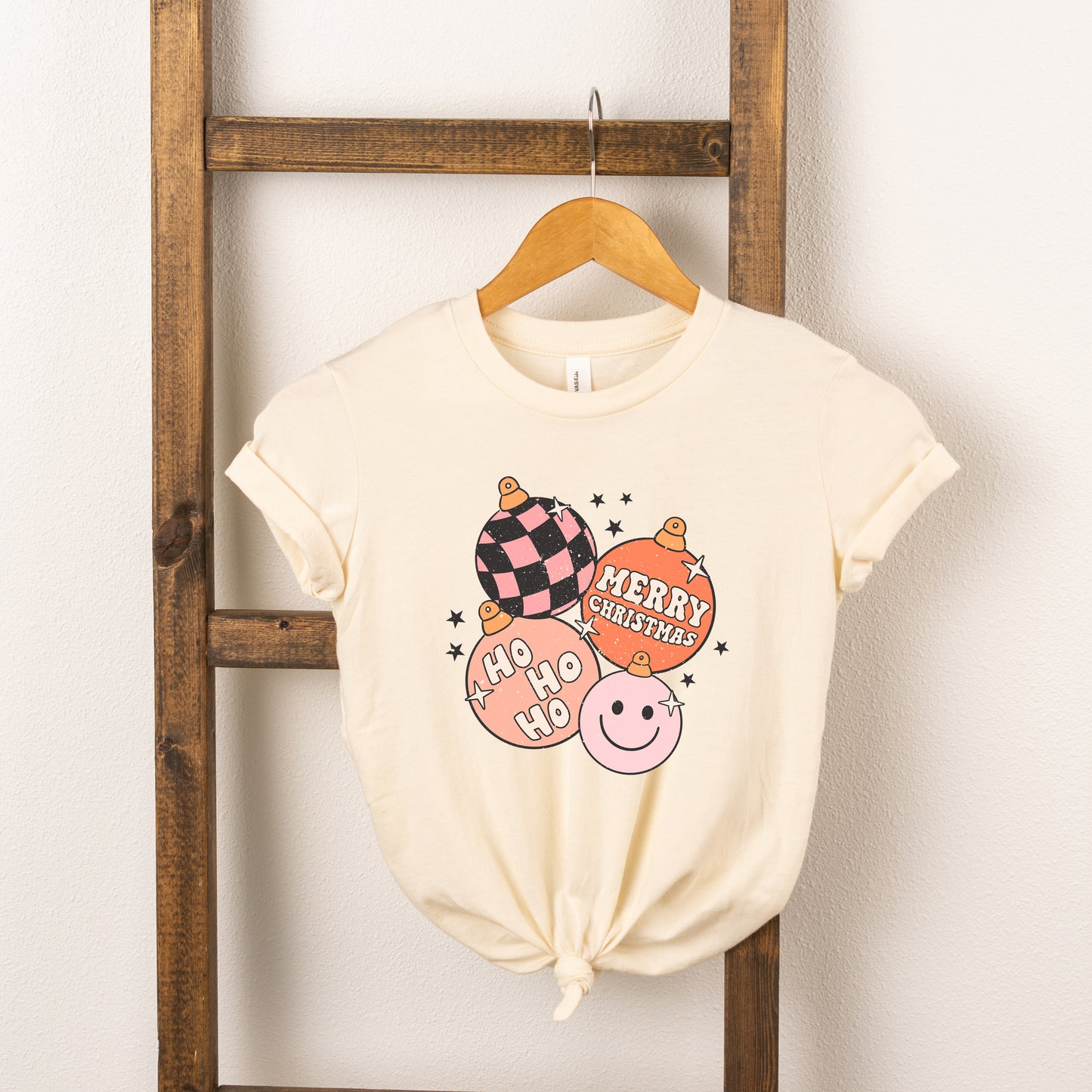 Retro Ornaments | Toddler Short Sleeve Crew Neck