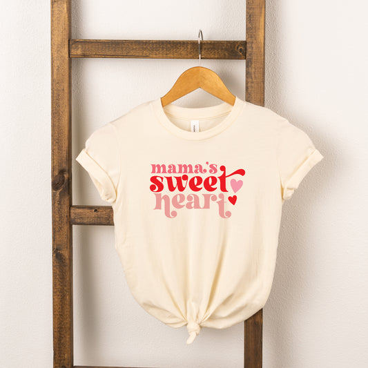 Mama's Sweet Heart | Toddler Short Sleeve Crew Neck