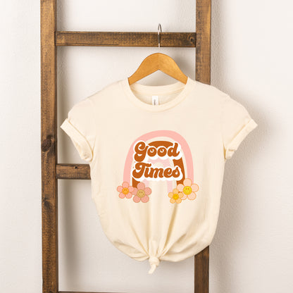 Good Times Rainbow | Toddler Short Sleeve Crew Neck