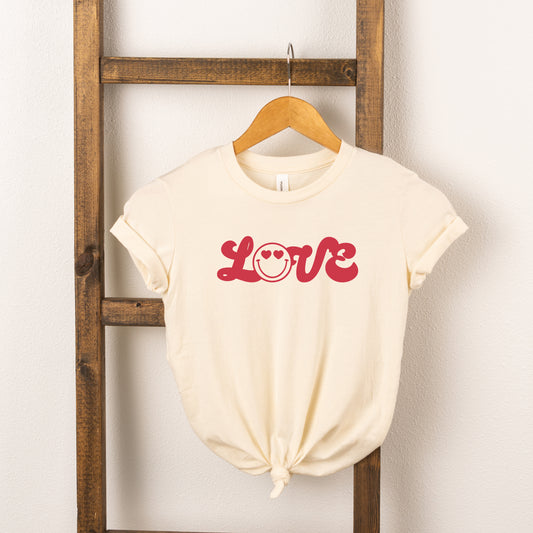 Love Smiley Face | Youth Short Sleeve Crew Neck