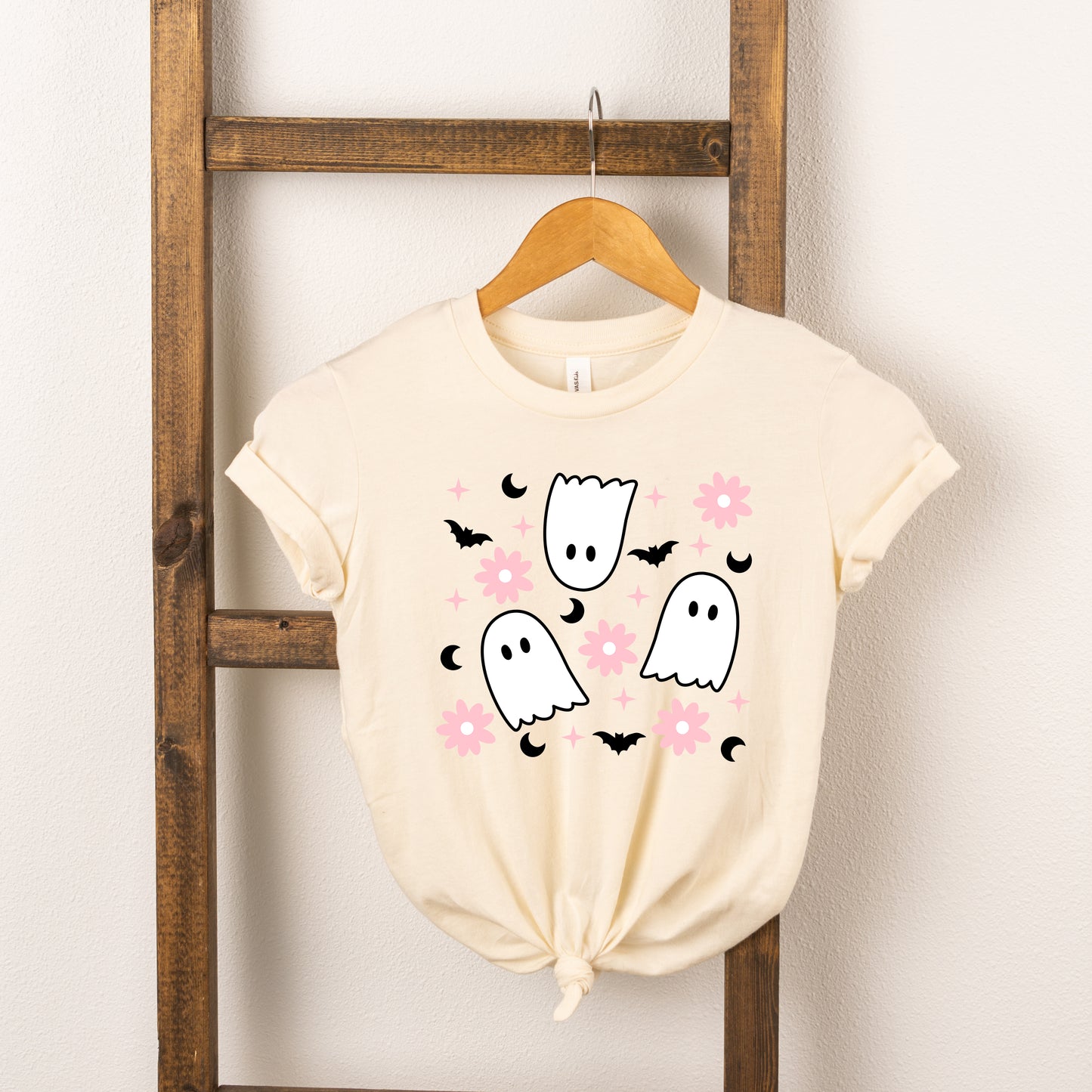 Ghost Flowers | Toddler Short Sleeve Crew Neck