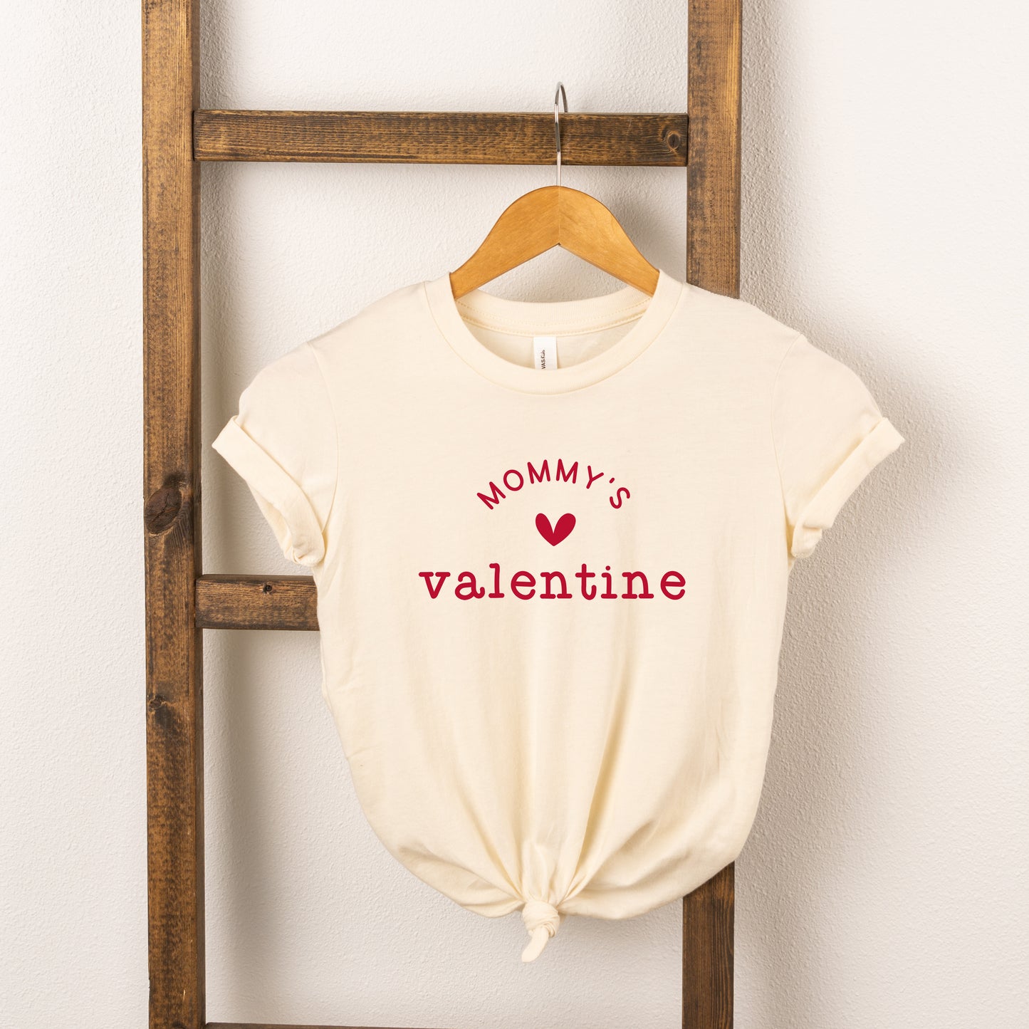 Mommy's Valentine | Toddler Short Sleeve Crew Neck