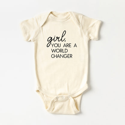 Girl World Changer | Baby Onesie