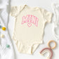 Mini Curved Floral | Baby Onesie