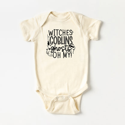 Witches Goblins Ghosts | Baby Onesie