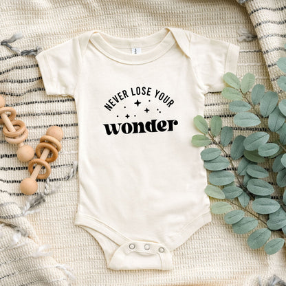 Never Lose Your Wonder | Baby Onesie