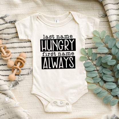 Last Name Hungry | Baby Onesie