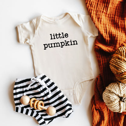 Little Pumpkin Typewriter | Baby Onesie