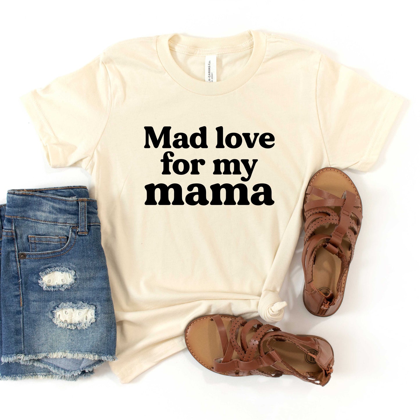 Mad Love For My Mama | Youth Short Sleeve Crew Neck