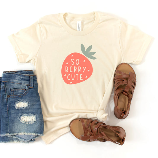 So Berry Cute Kids | Youth Short Sleeve Crew Neck
