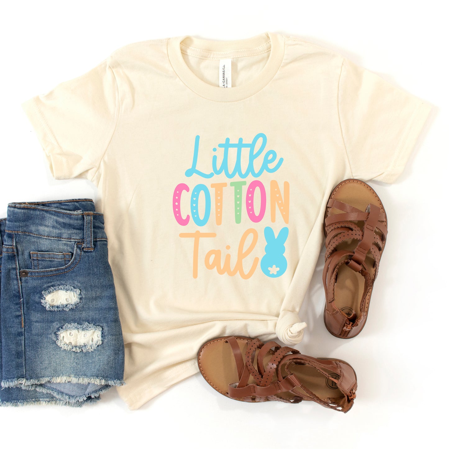 Little Cotton Tail | Youth Short Sleeve Crew Neck