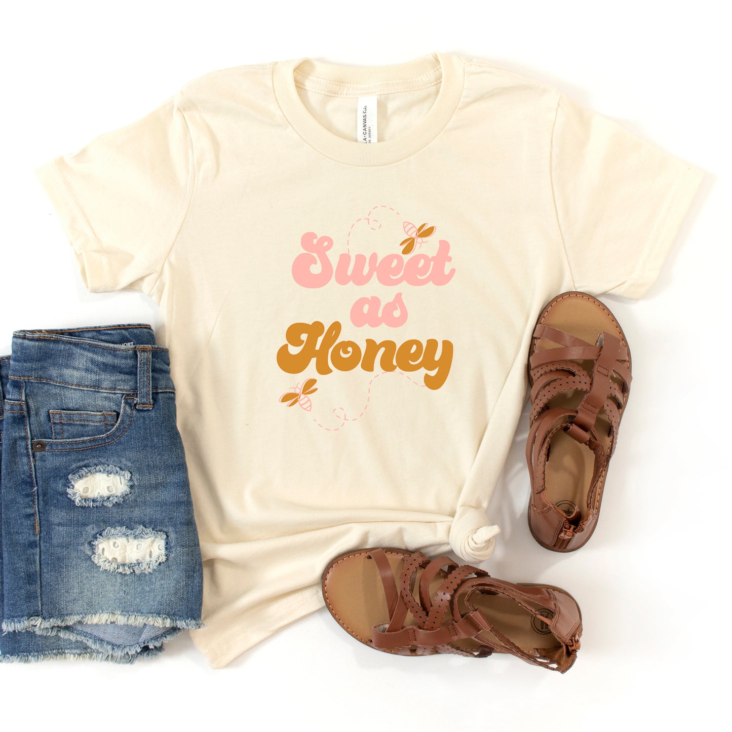 Sweet As Honey | Youth Short Sleeve Crew Neck