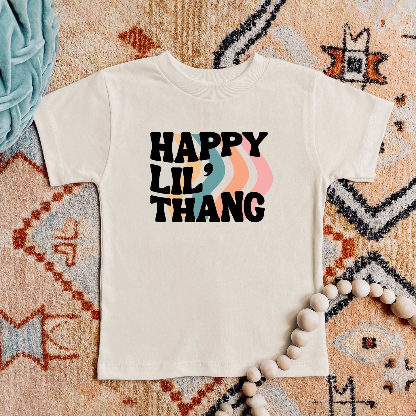 Happy Lil' Thang | Toddler Short Sleeve Crew Neck