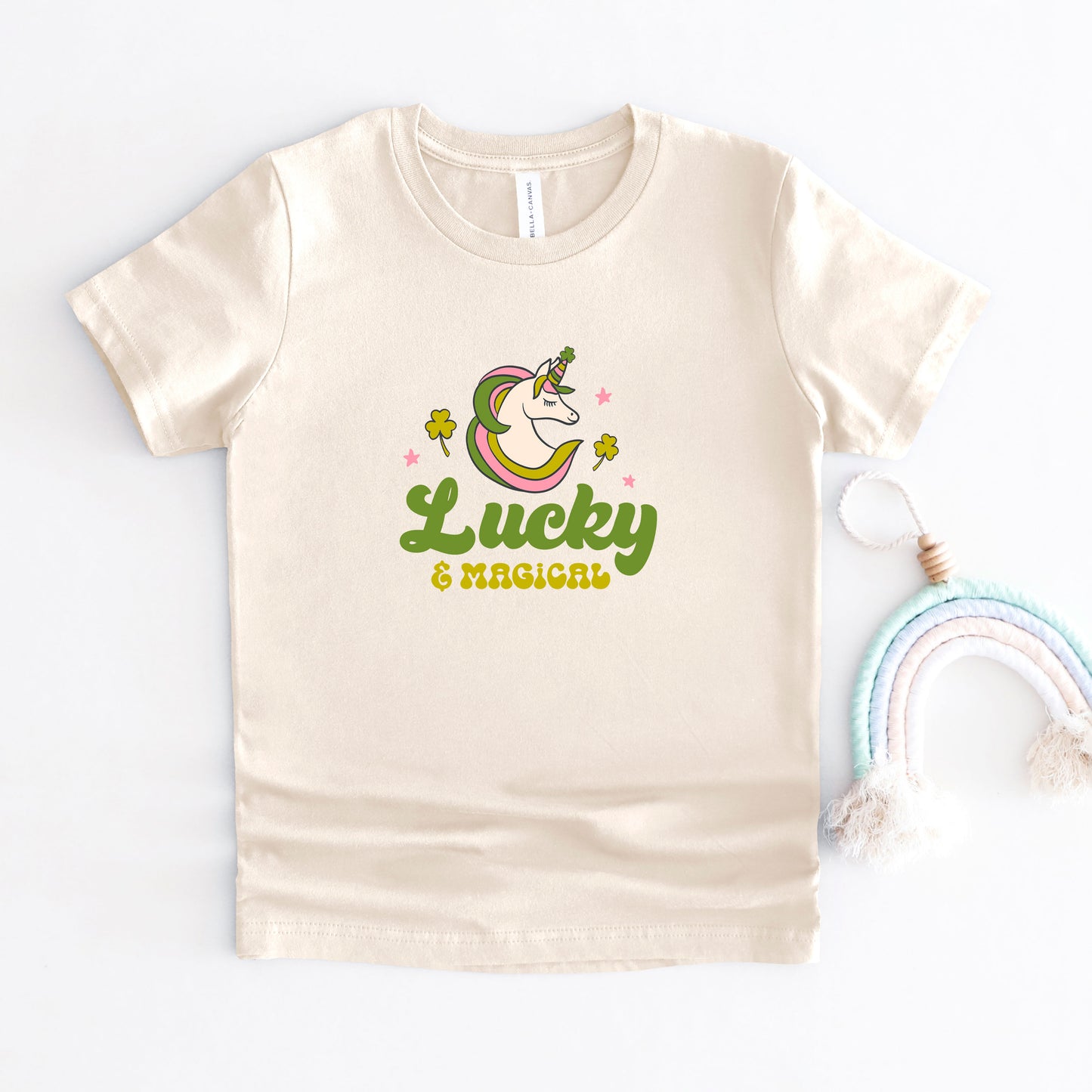 Lucky Magical Unicorn | Youth Short Sleeve Crew Neck