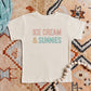 Ice Cream And Sunnies | Toddler Short Sleeve Crew Neck