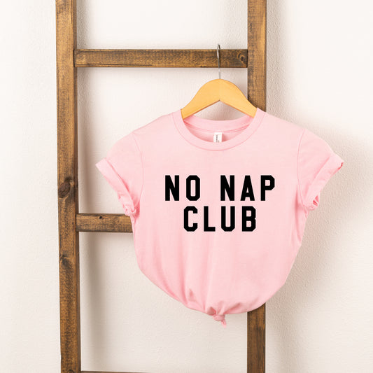 No Nap Club | Toddler Short Sleeve Crew Neck