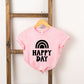Happy Day Rainbow | Toddler Short Sleeve Crew Neck