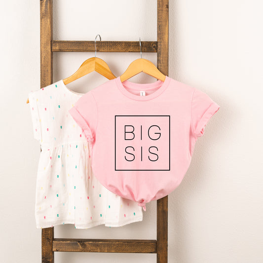 Big Sis Square | Toddler Short Sleeve Crew Neck