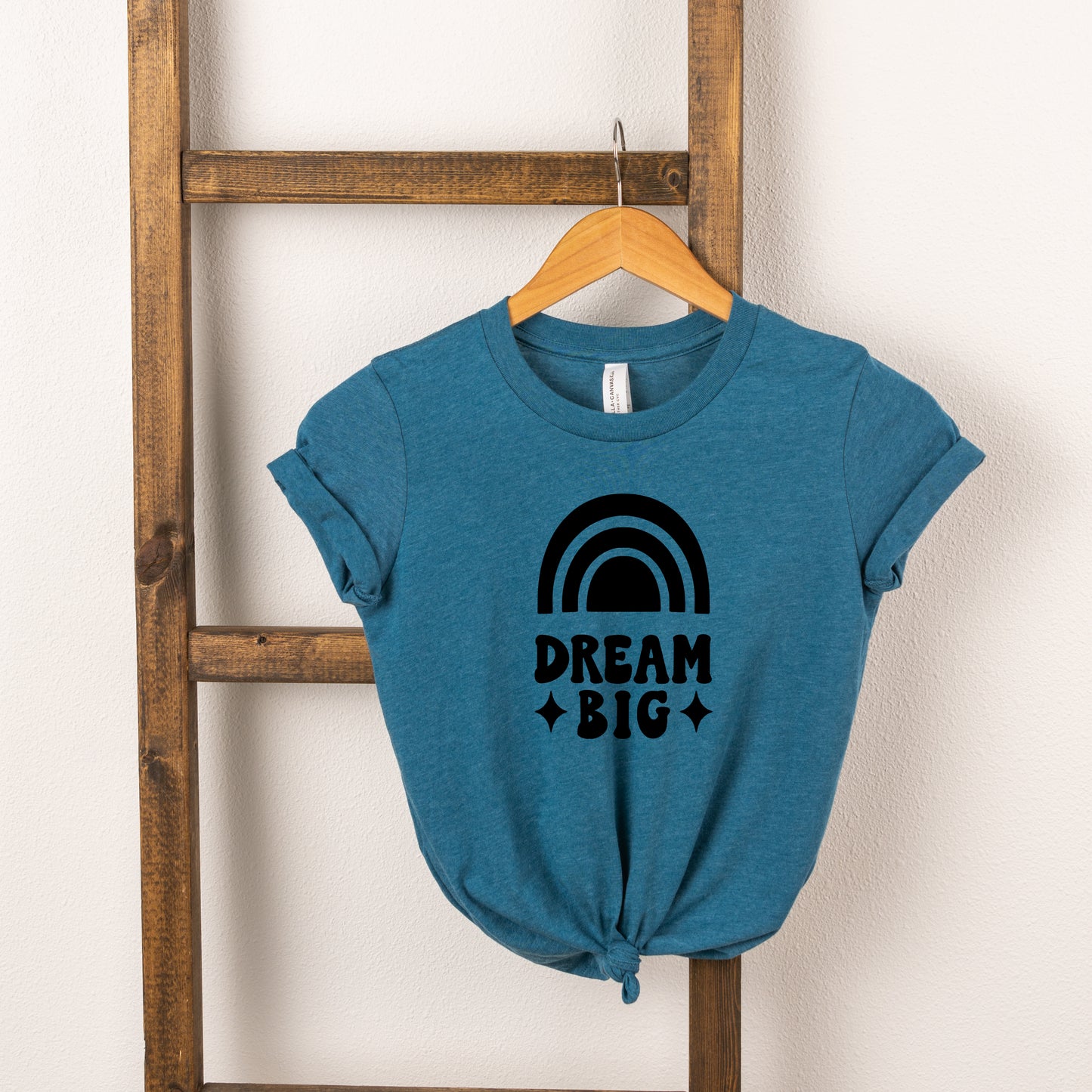 Dream Big Rainbow | Toddler Short Sleeve Crew Neck