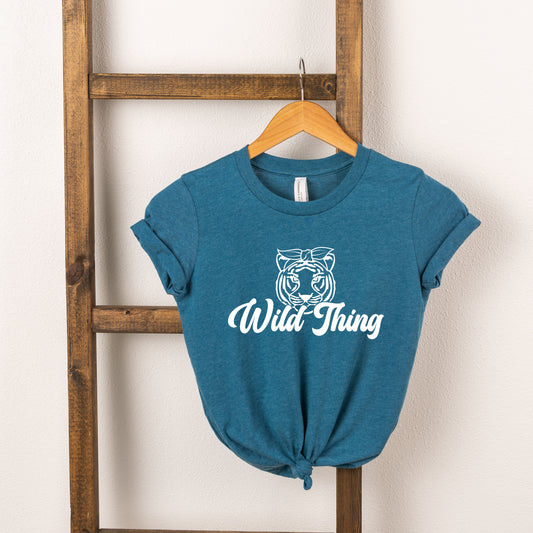 Wild Thing Tiger | Toddler Short Sleeve Crew Neck