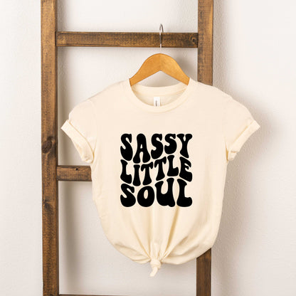 Sassy Little Soul Wavy | Toddler Short Sleeve Crew Neck