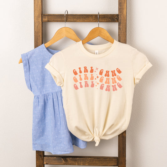 Girl Gang Wavy | Toddler Short Sleeve Crew Neck