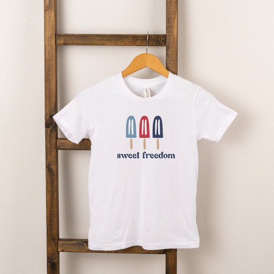 Sweet Freedom Popsicles | Toddler Short Sleeve Crew Neck