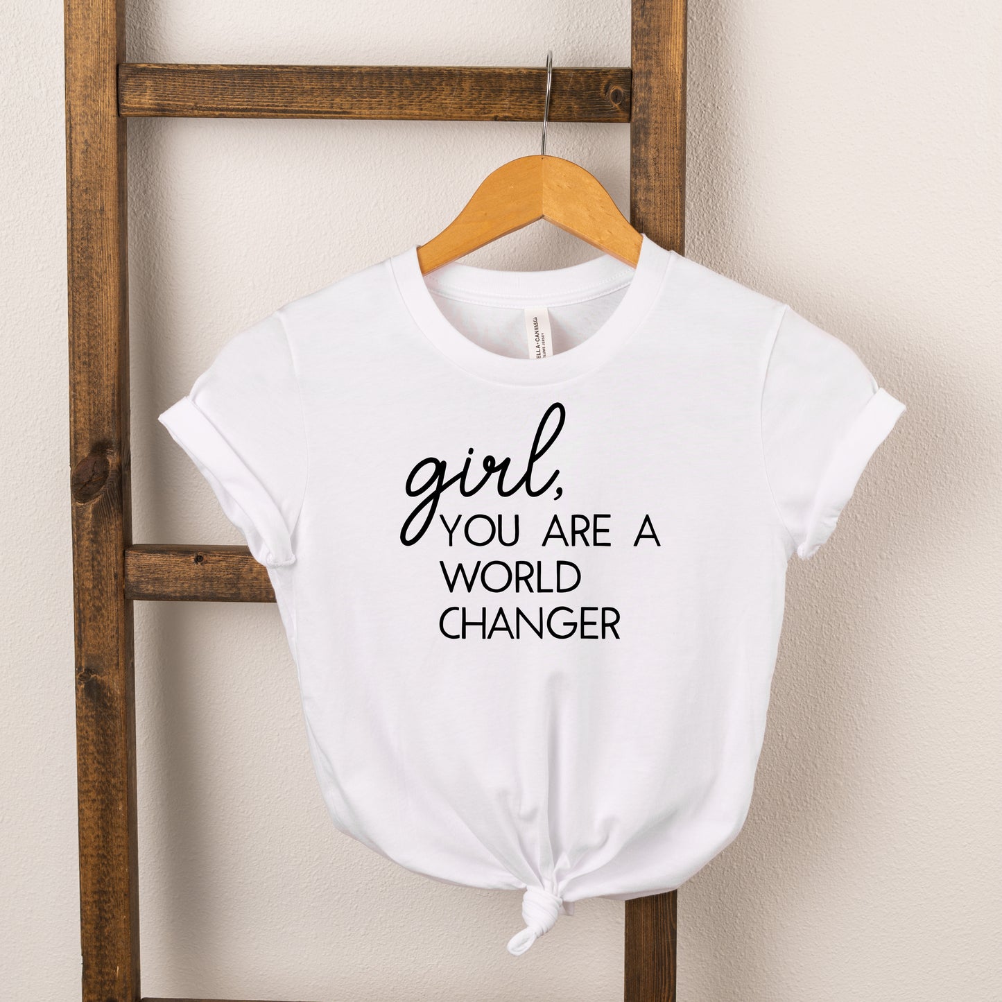 Girl World Changer | Toddler Short Sleeve Crew Neck