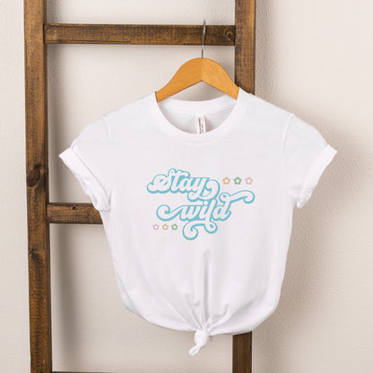 Stay Wild Retro | Toddler Short Sleeve Crew Neck