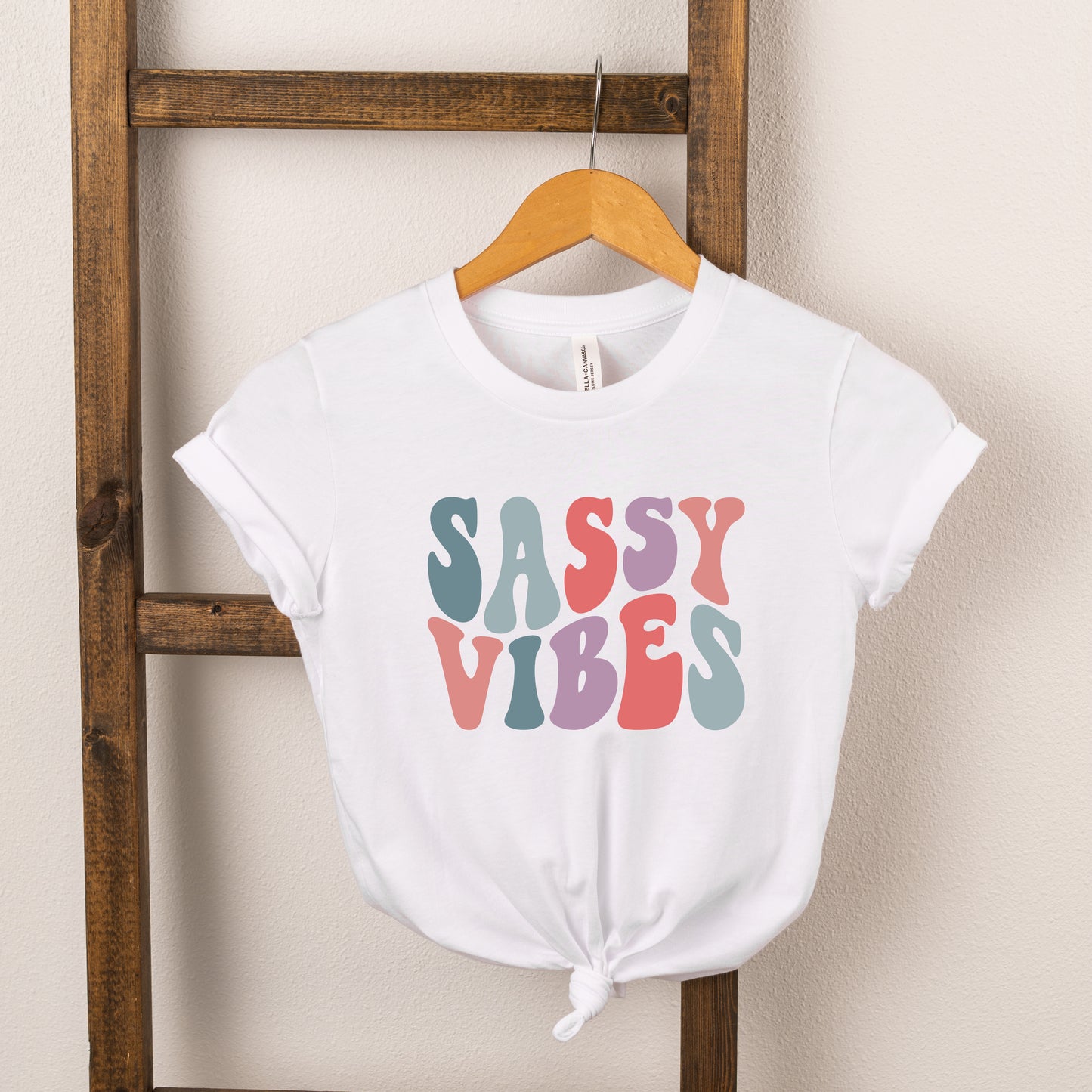 Sassy Vibes Wavy | Toddler Short Sleeve Crew Neck