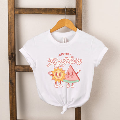 Better Together Sun And Watermelon | Toddler Short Sleeve Crew Neck