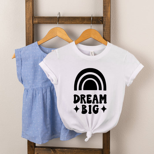 Dream Big Rainbow | Toddler Short Sleeve Crew Neck