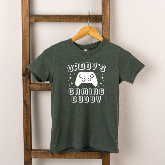 Daddy's Gaming Buddy | Toddler Short Sleeve Crew Neck